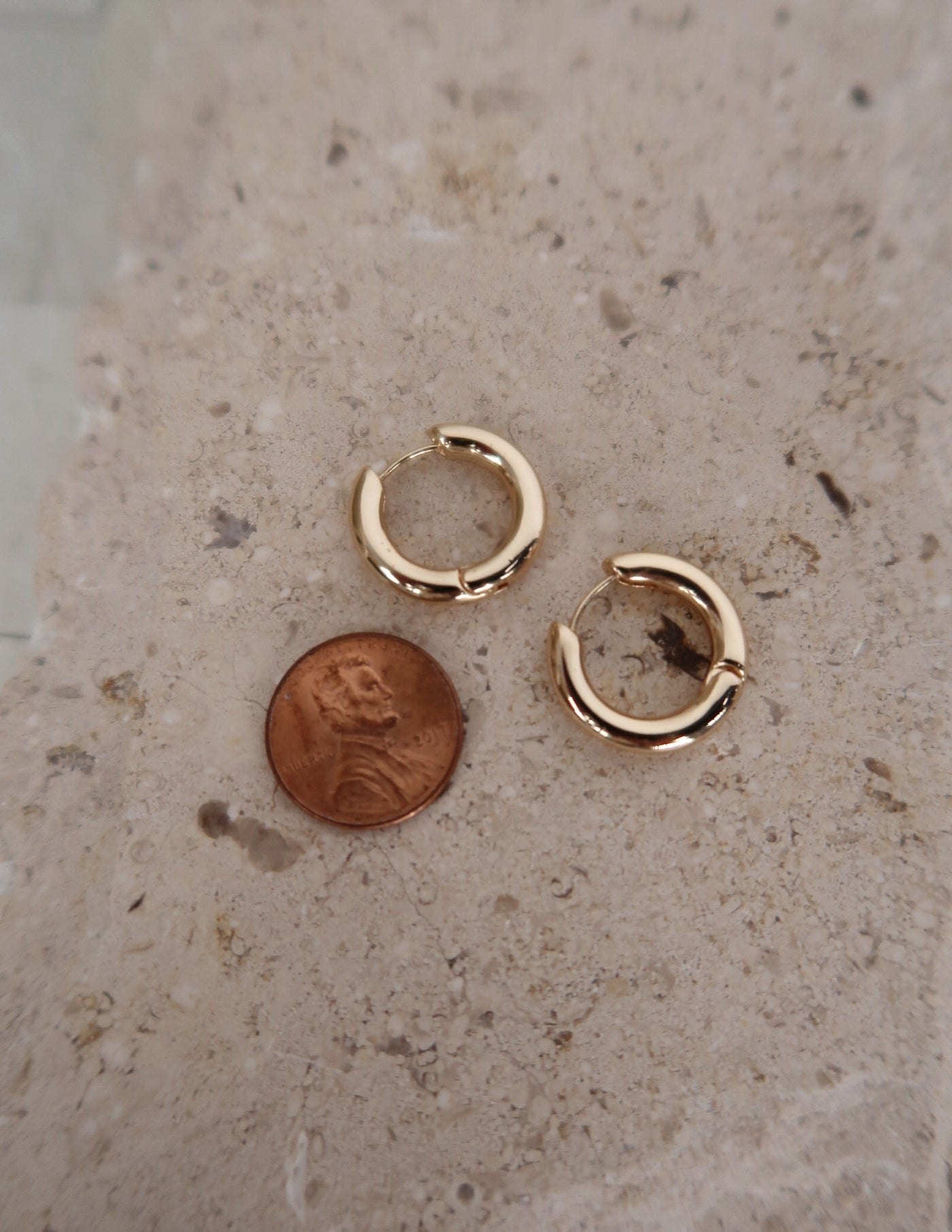 Small Gold Hoop Earrings