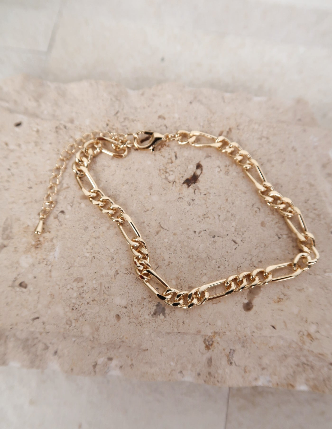 Dainty Curb Chain Link Anklet