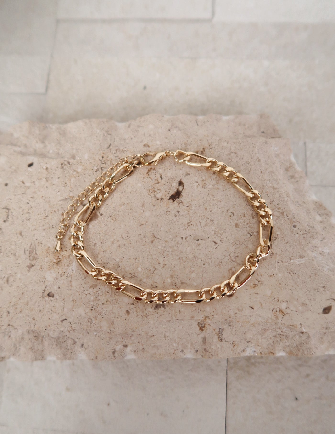 Dainty Curb Chain Link Anklet