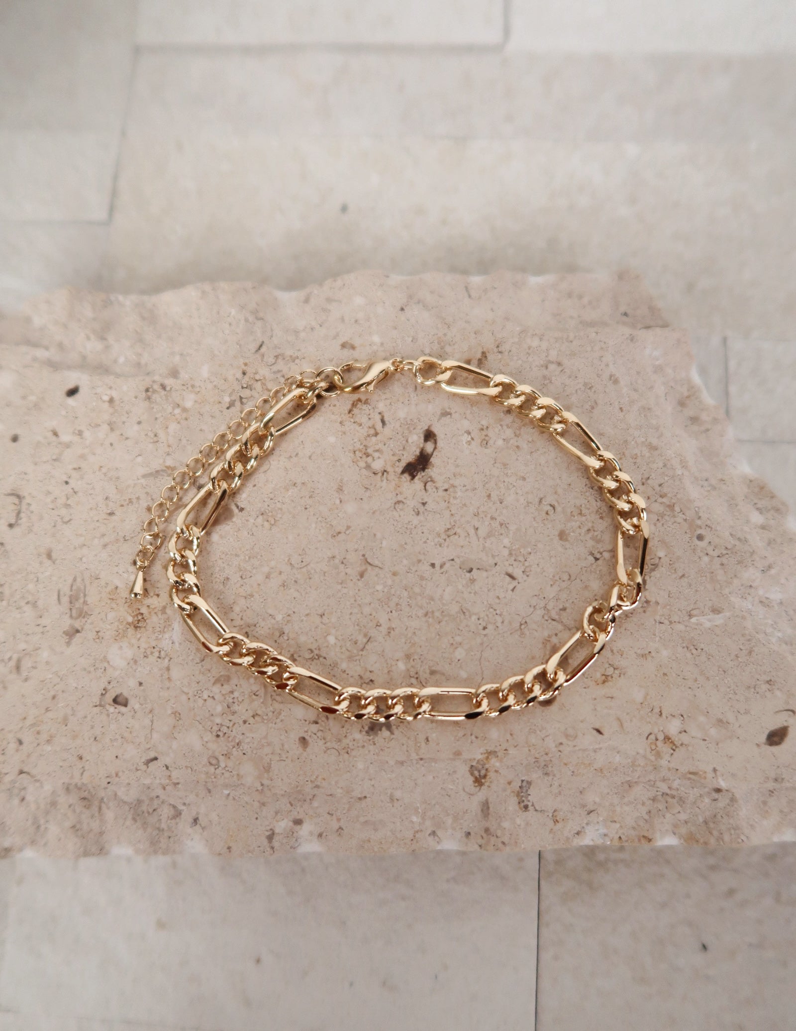 Dainty Curb Chain Link Anklet