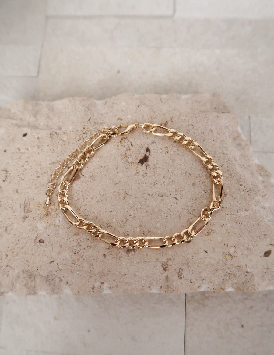 Dainty Curb Chain Link Anklet