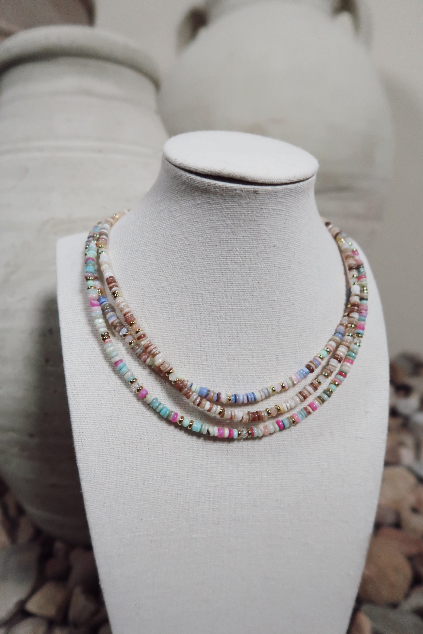 Ocean Side Stone Necklace