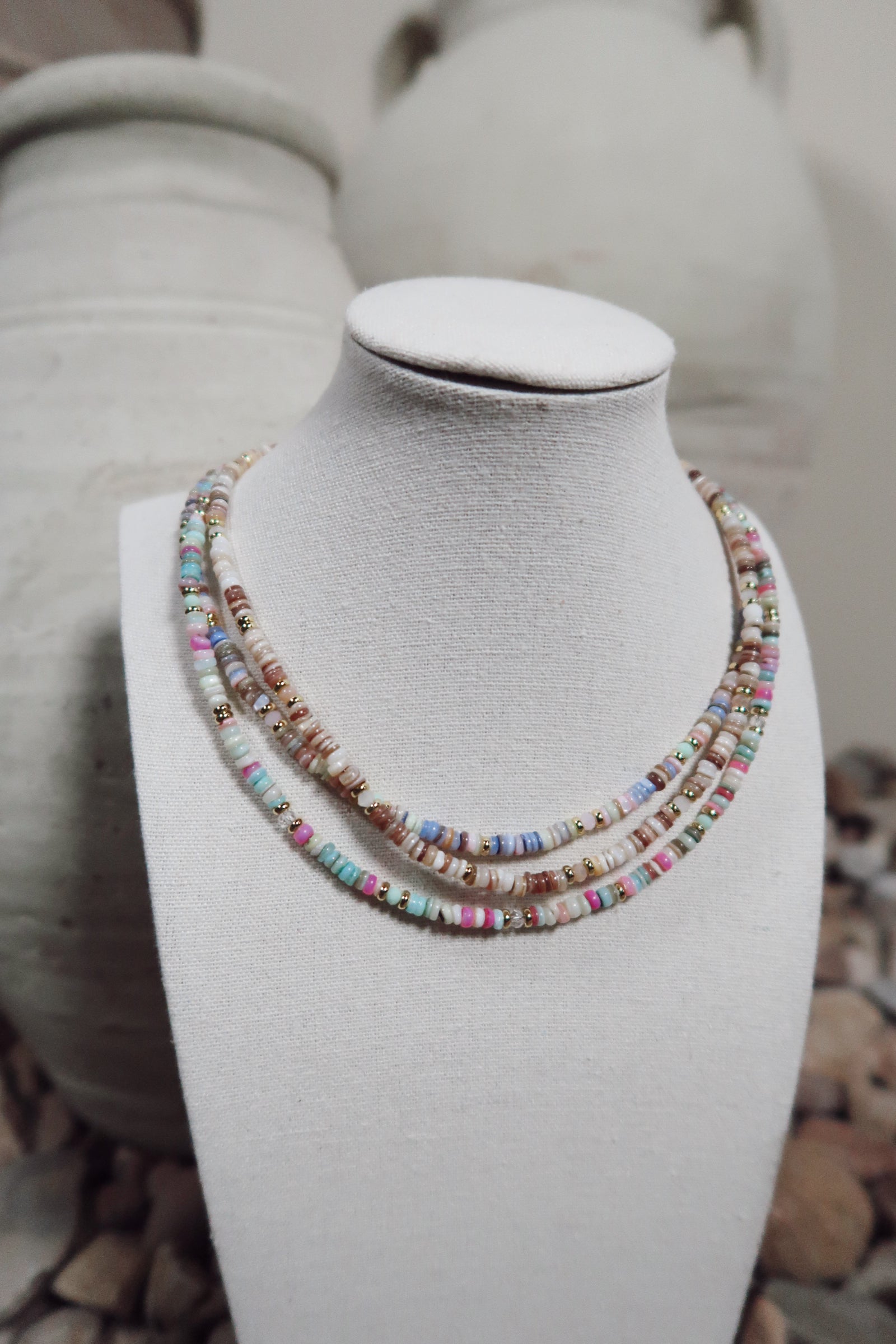 Ocean Side Stone Necklace