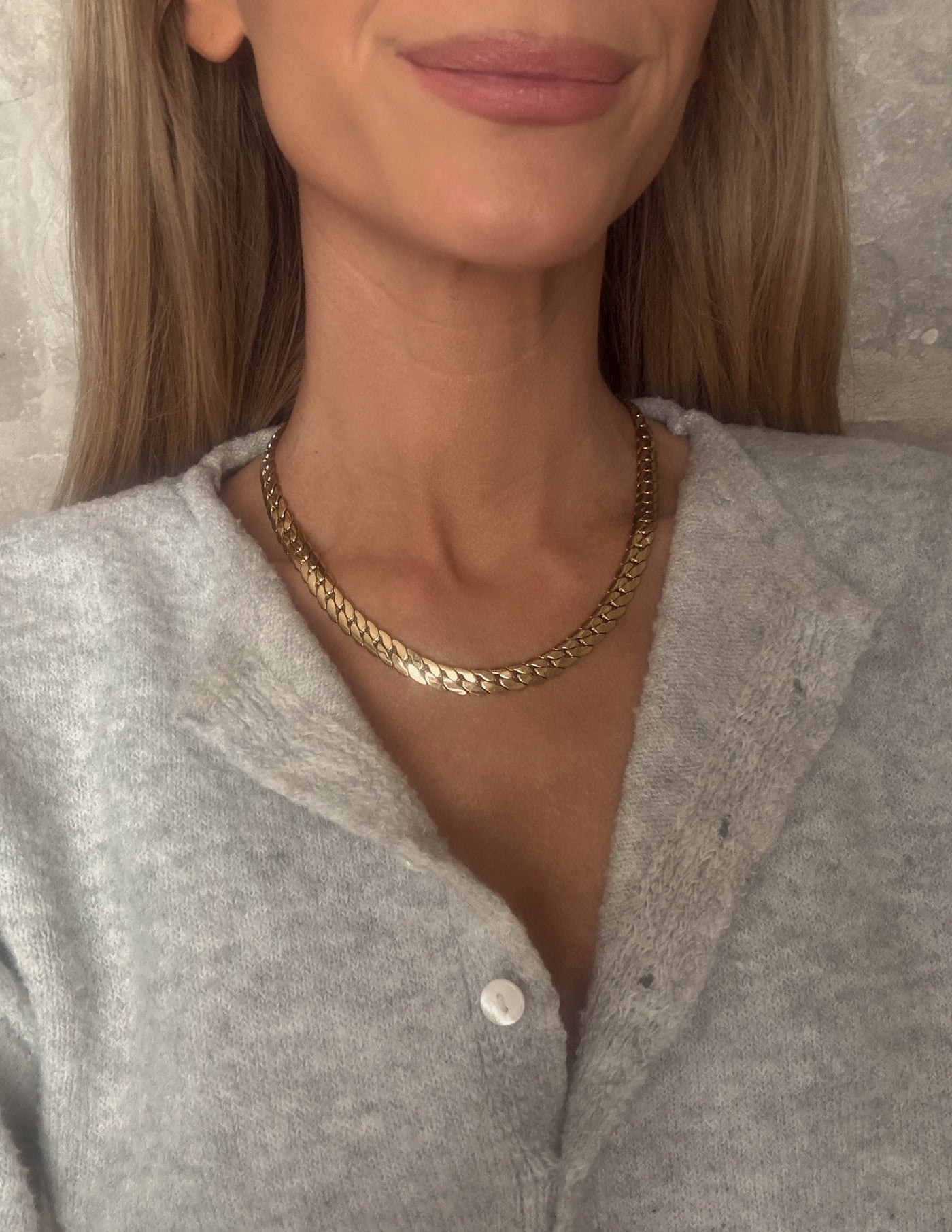 Chunky Metal Chain Stainless Steel Necklace