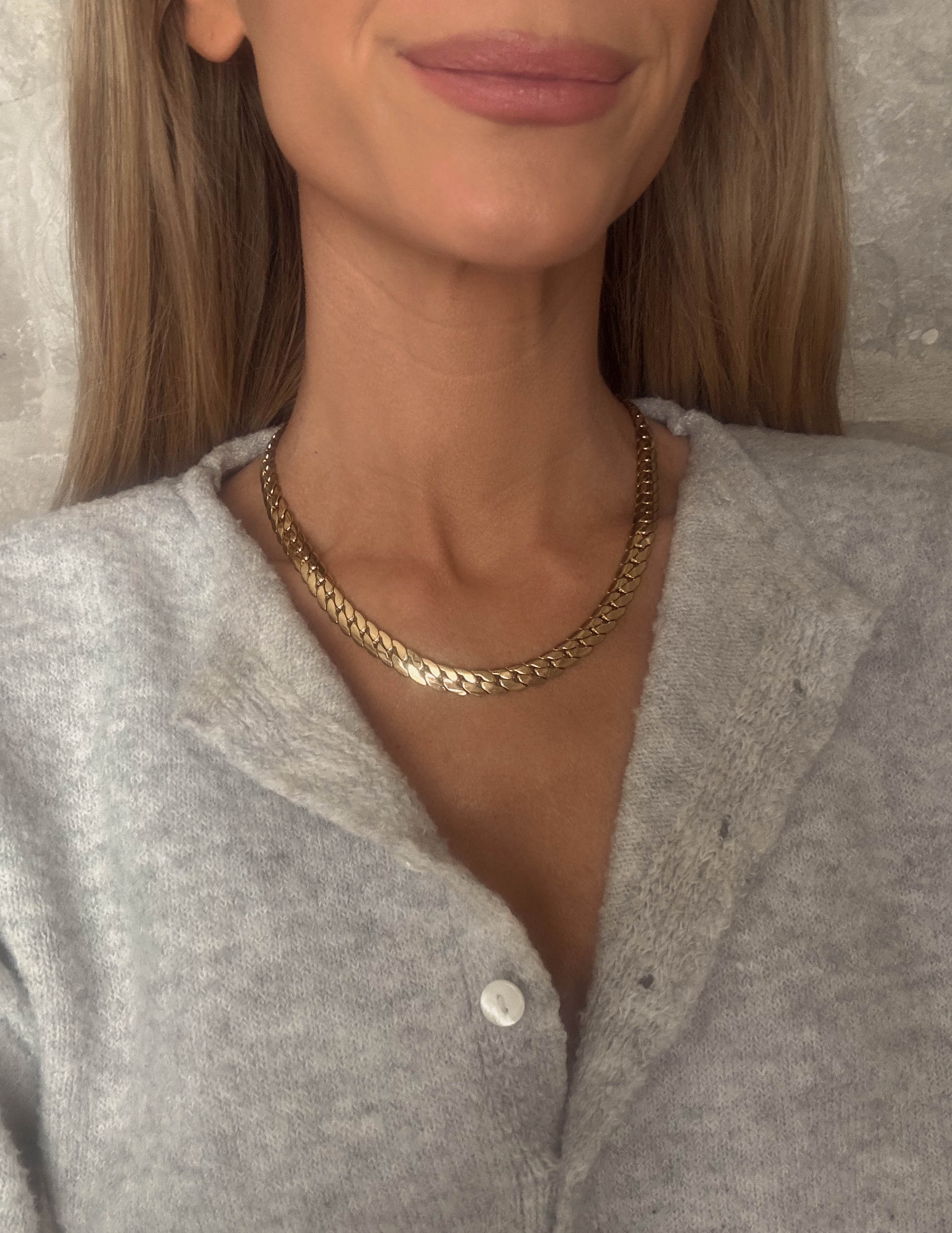 Chunky Metal Chain Stainless Steel Necklace