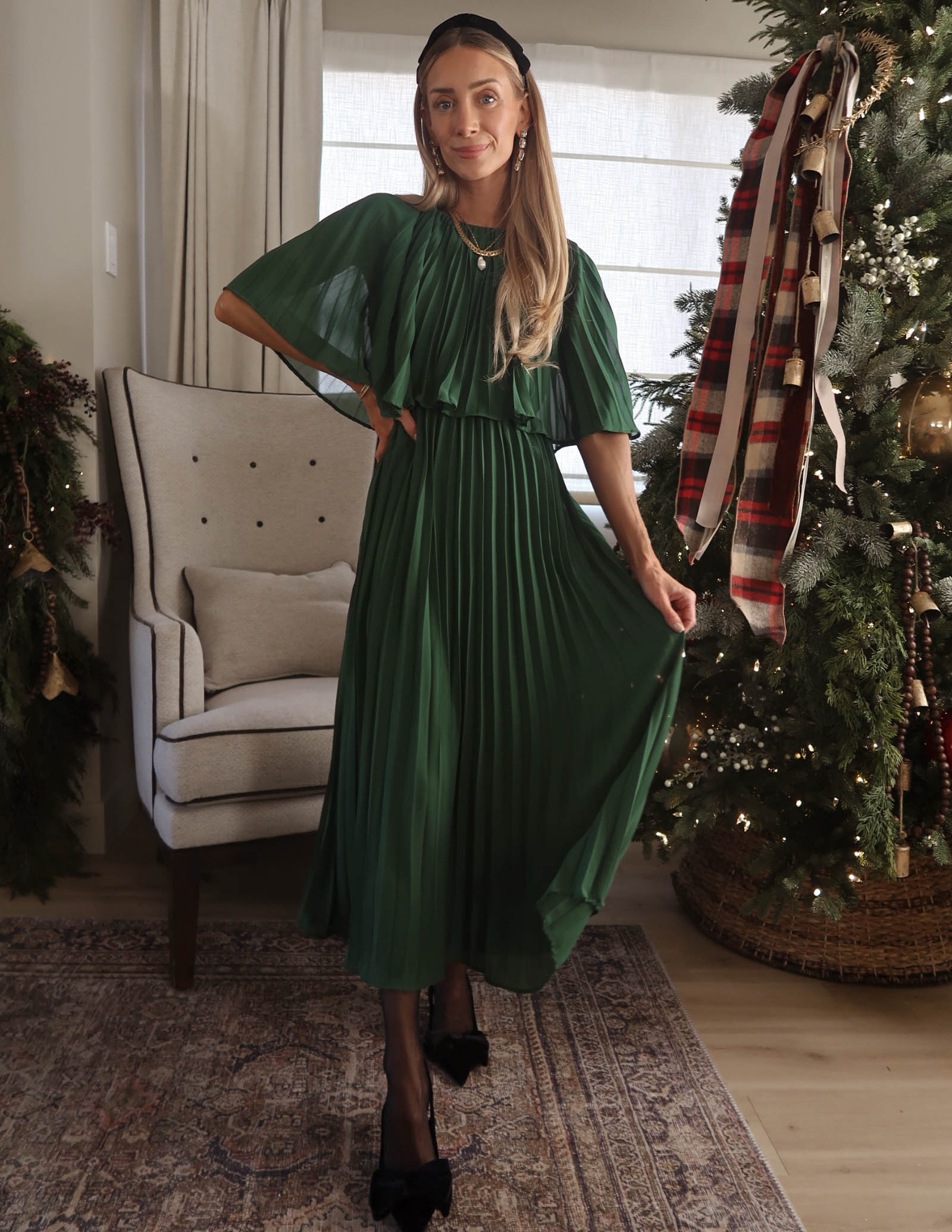 Charlotte Pleated Dress