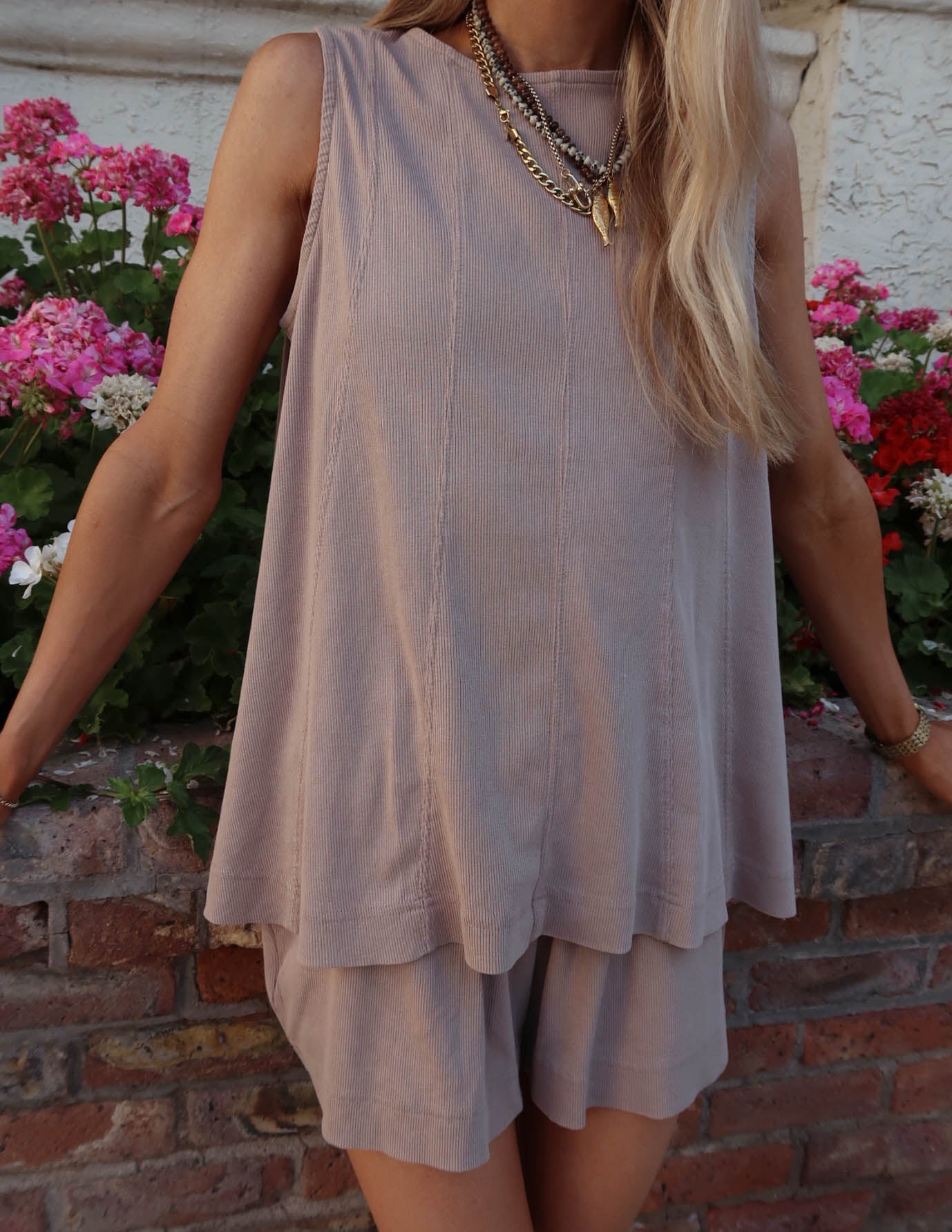 Talitha Poolside Set in Taupe