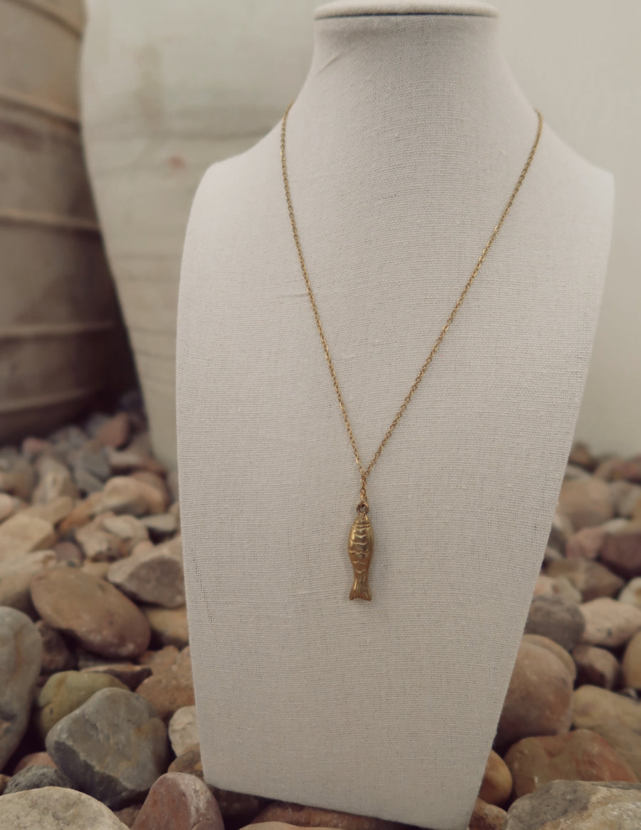 Fish Charm Necklace