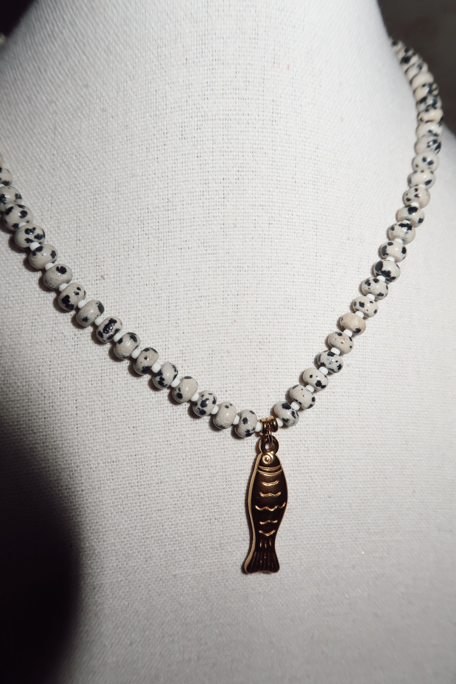 Bora Bora Beaded Fish Necklace