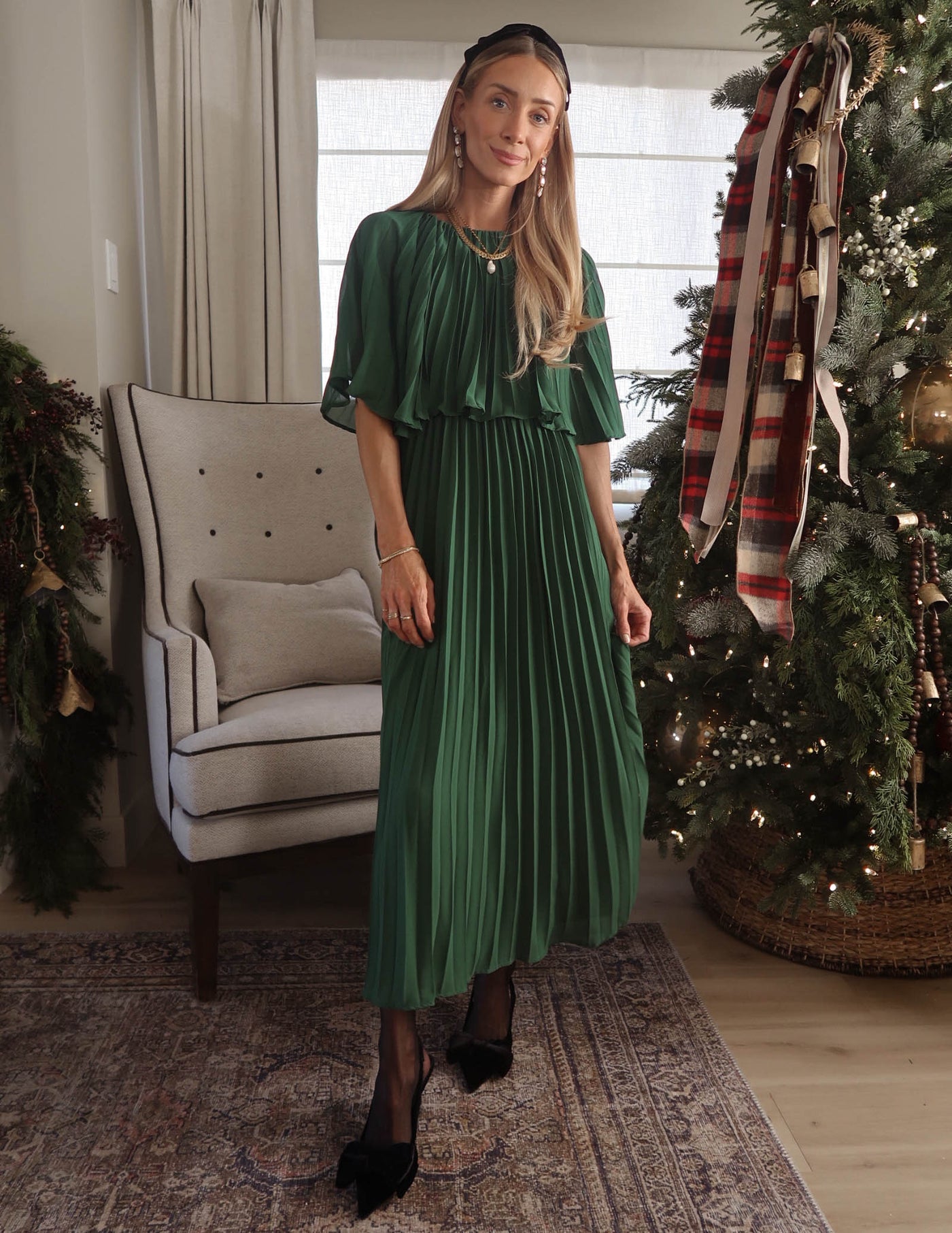 Charlotte Pleated Dress