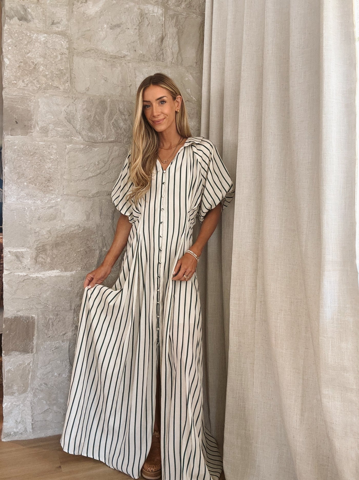 Diana Striped Maxi Dress