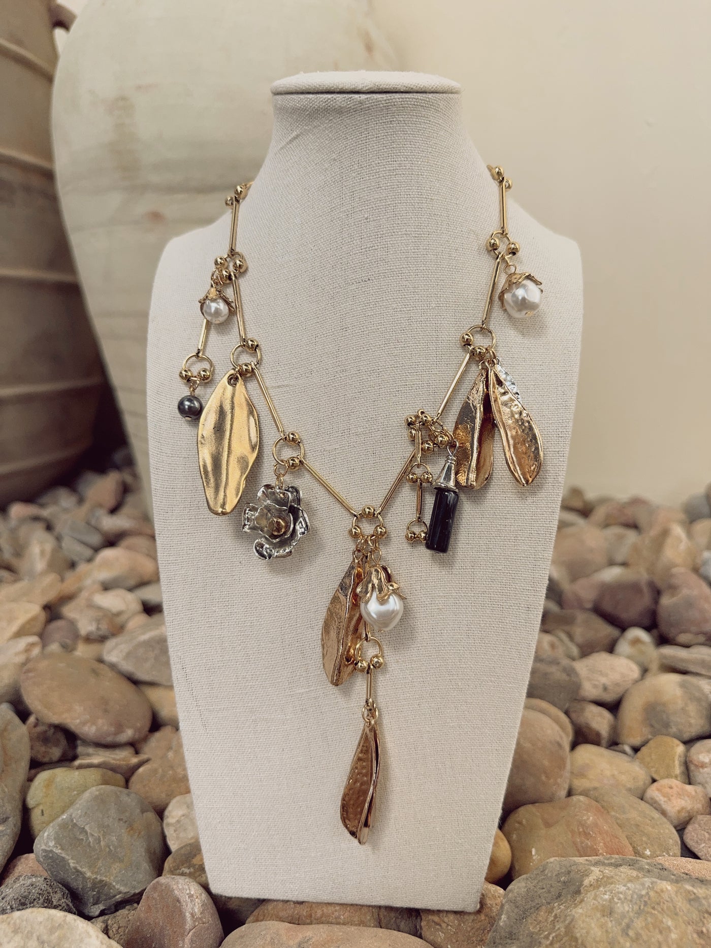 Leaf Statement Necklace
