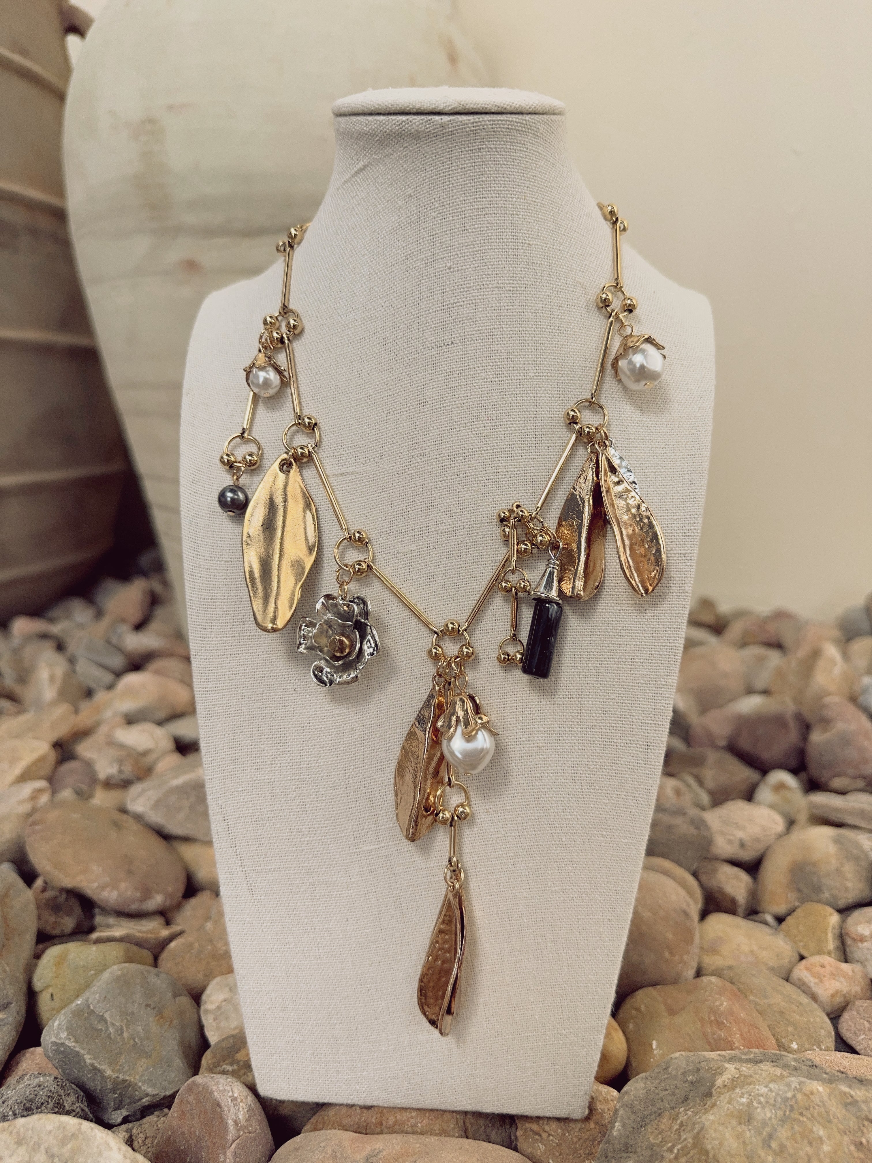 Leaf Statement Necklace