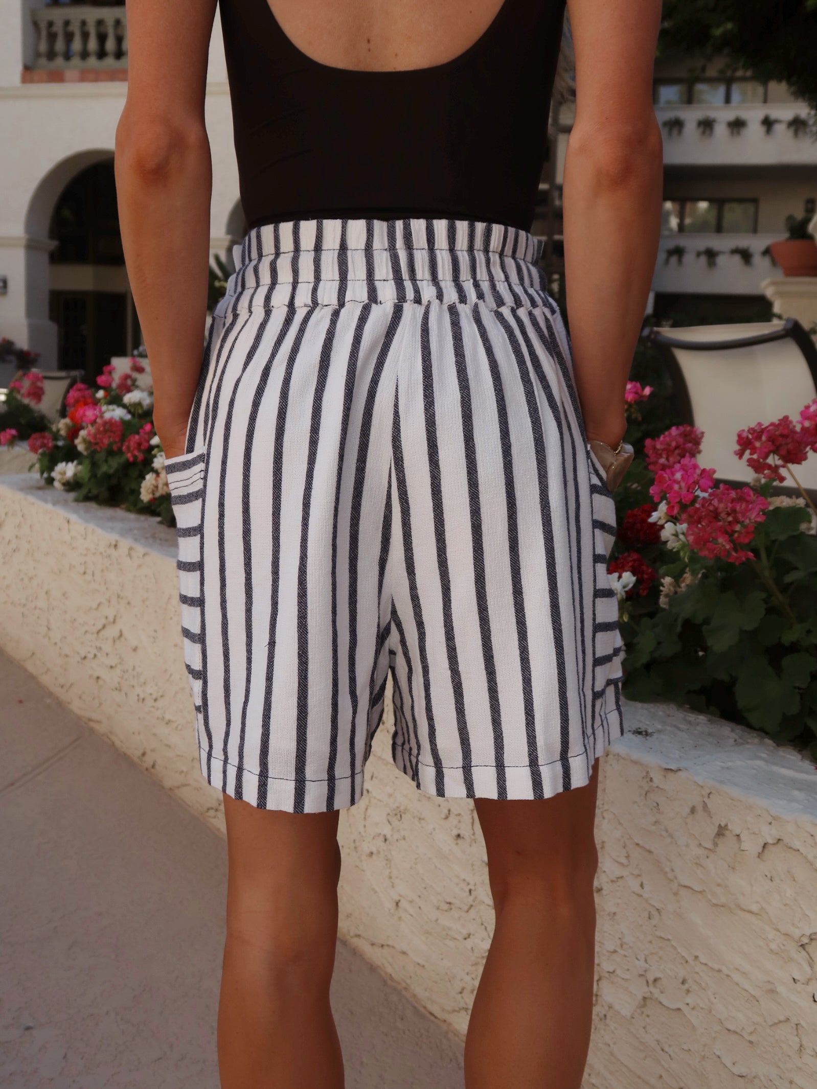 Seaside Relaxed Stripe Shorts