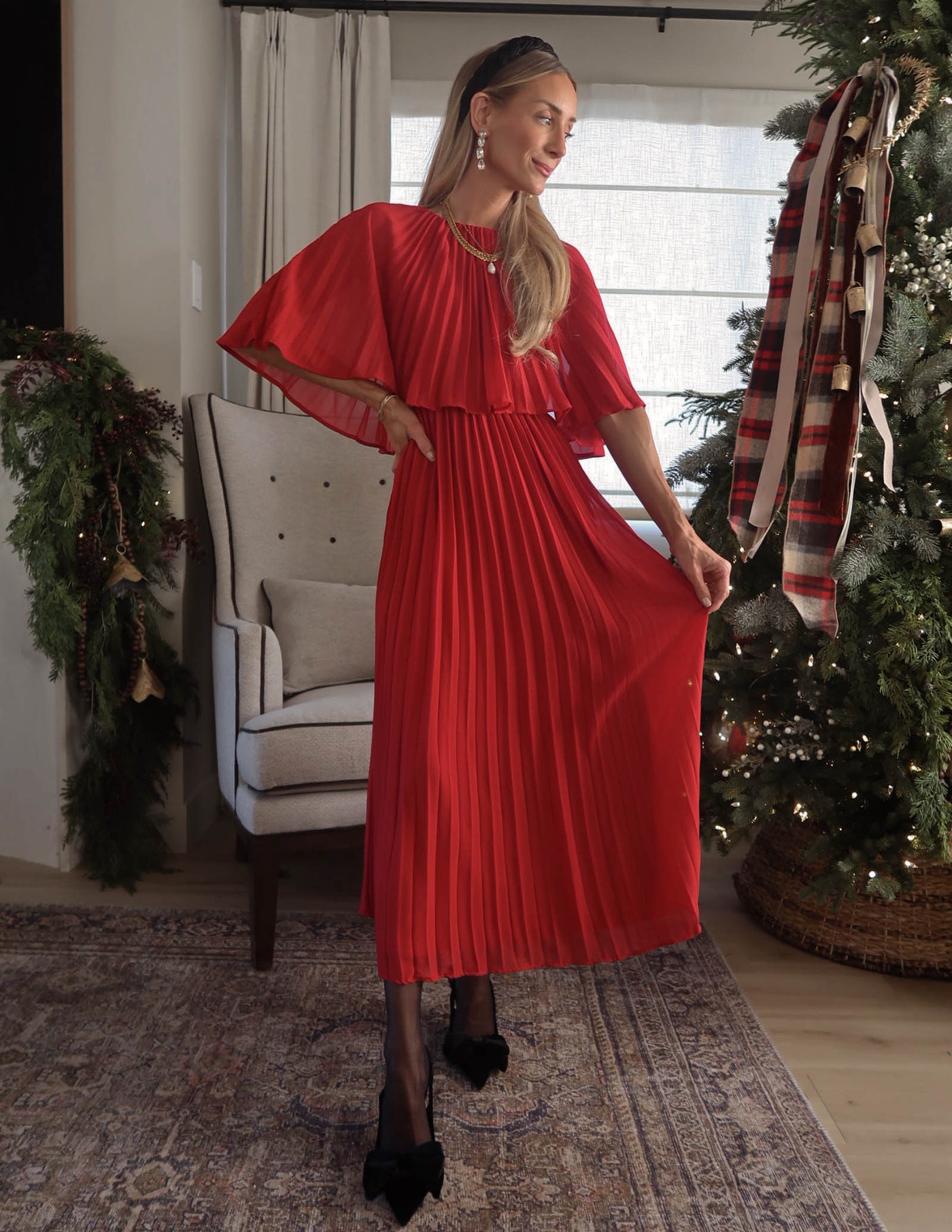 Charlotte Pleated Dress