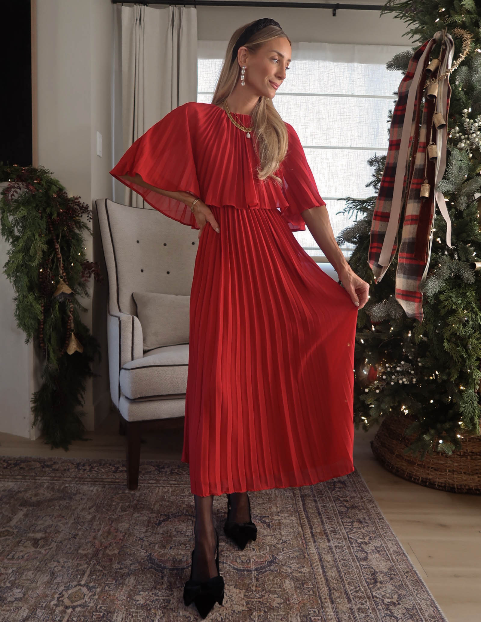 Charlotte Pleated Dress