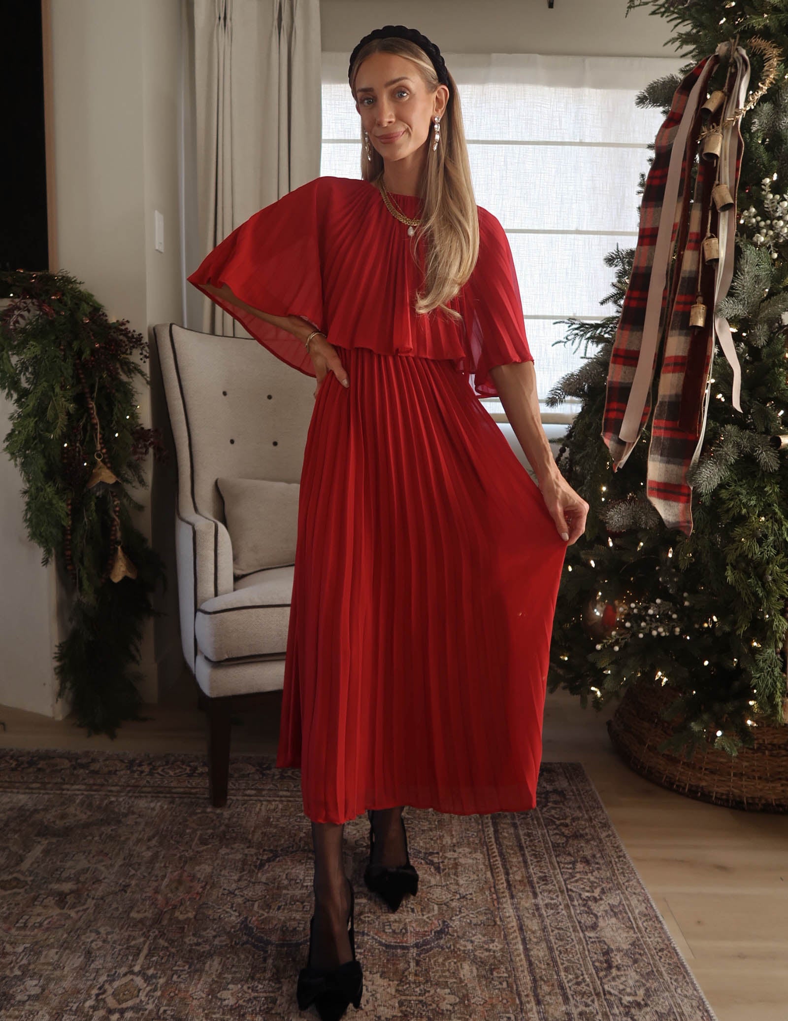 Charlotte Pleated Dress