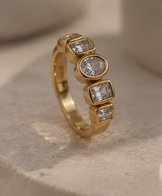Zoe Multi Gem Ring