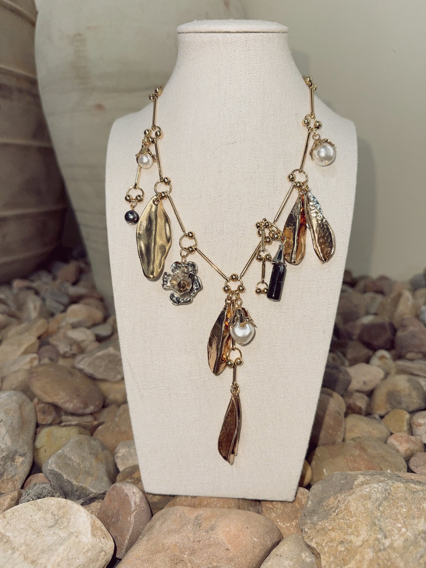 Leaf Statement Necklace