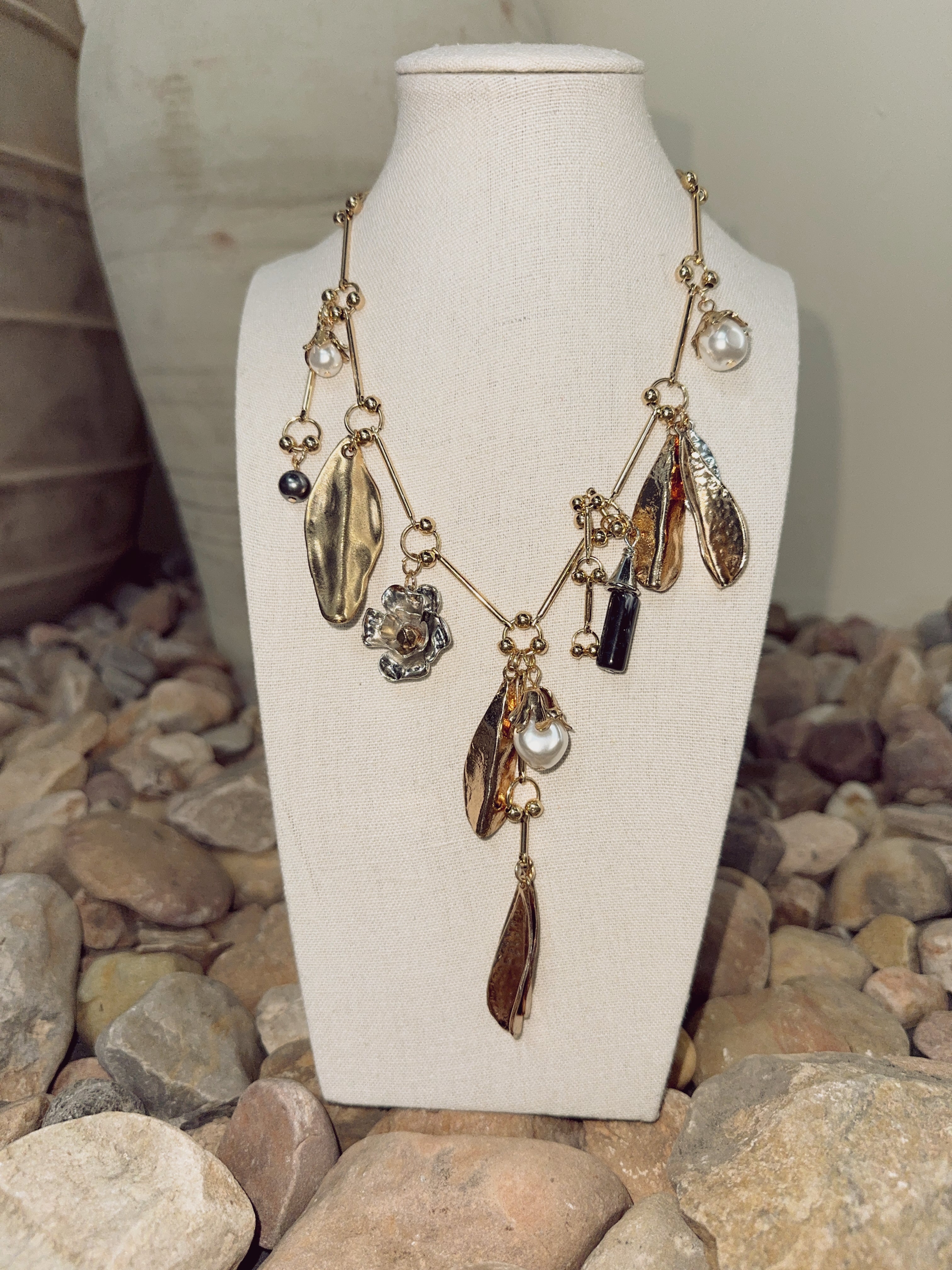 Leaf Statement Necklace