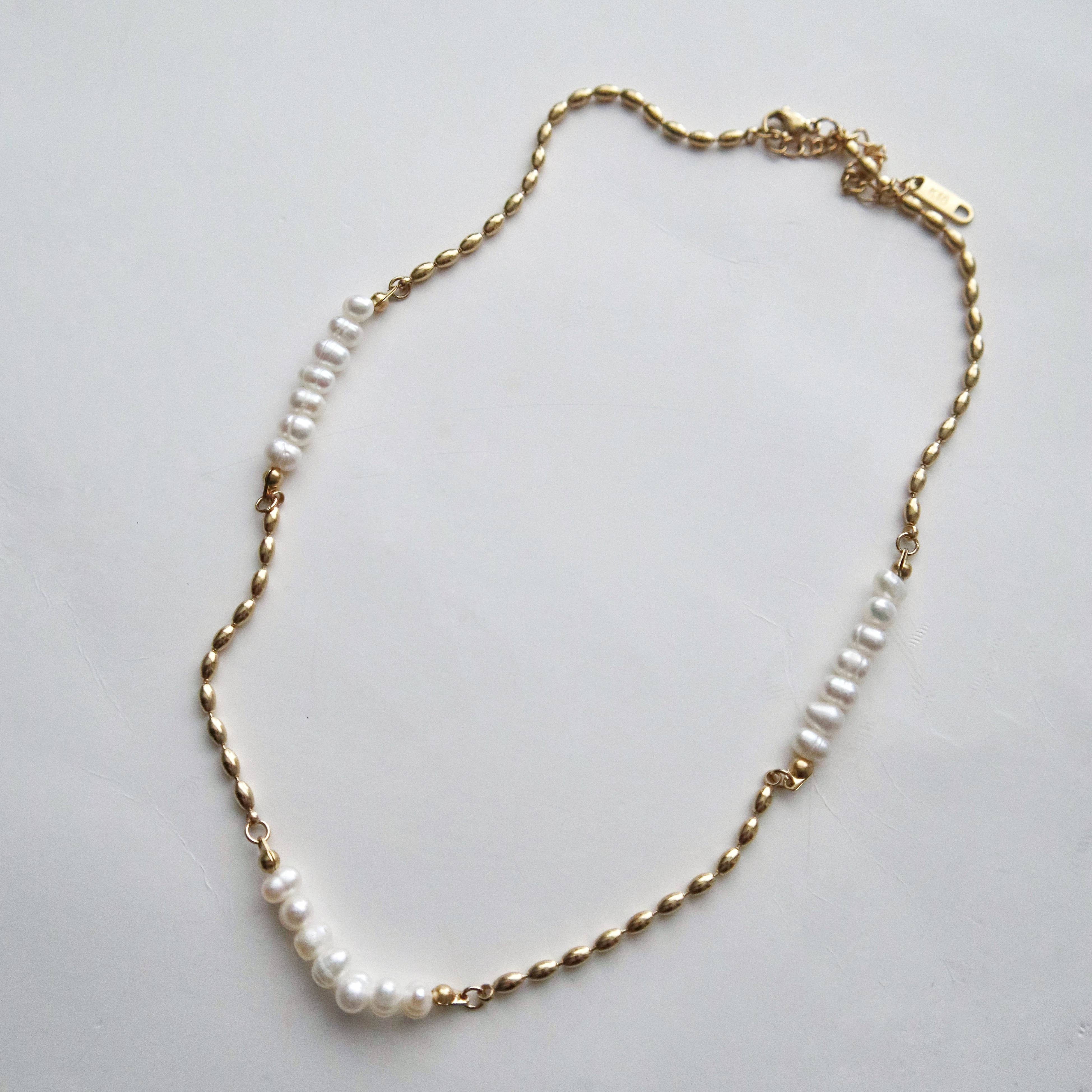 Adeline Pearl Choker Necklace