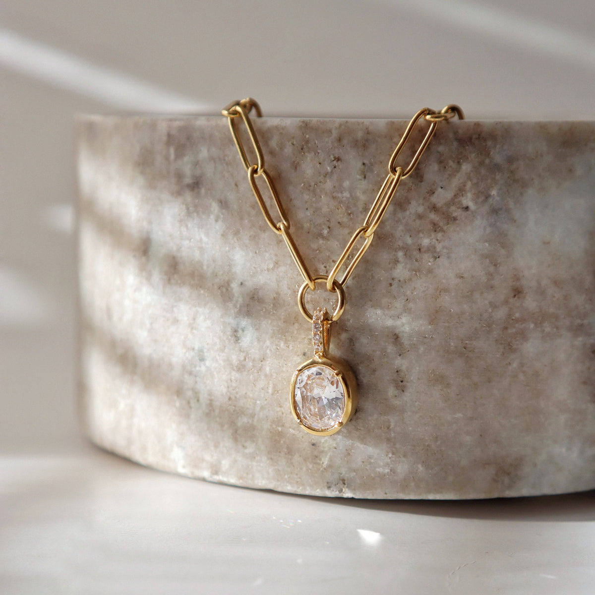 Mila Paperclip Necklace