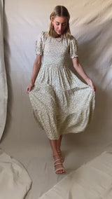Lauralee Floral Midi Dress