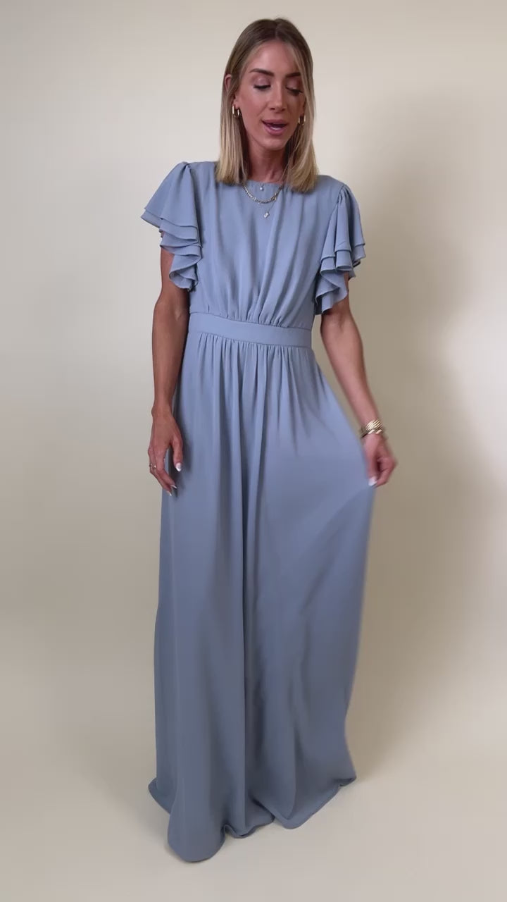 Victoria Chiffon Maxi Dress