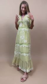 Alia Embroidered Dress