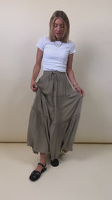 Mandy Tiered Maxi Skirt