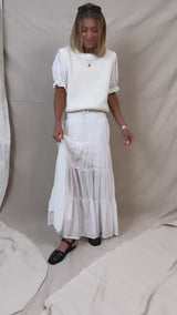 Kathryn Tiered Skirt