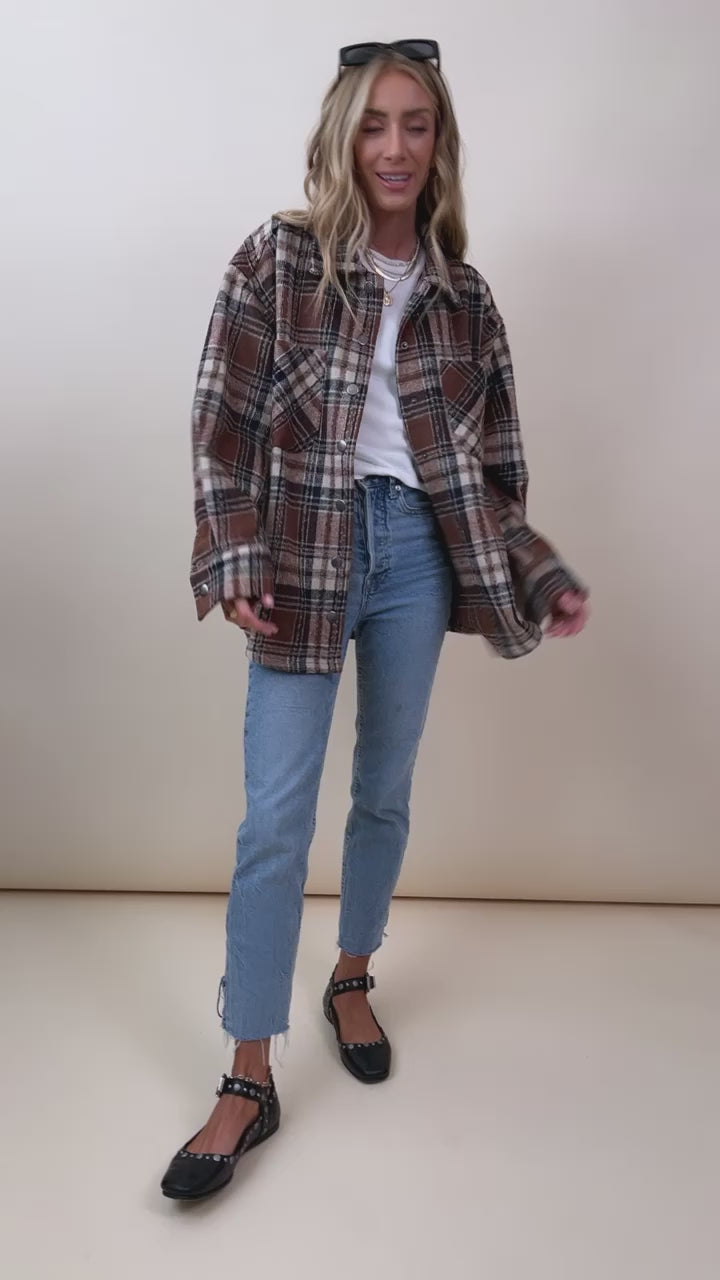 Elaine Plaid Overshirt