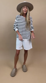 Liz Striped Sweater