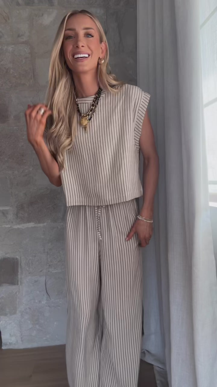 Kait Striped Set
