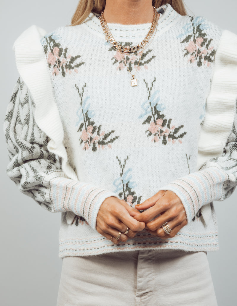 Imogen Ruffle Sweater