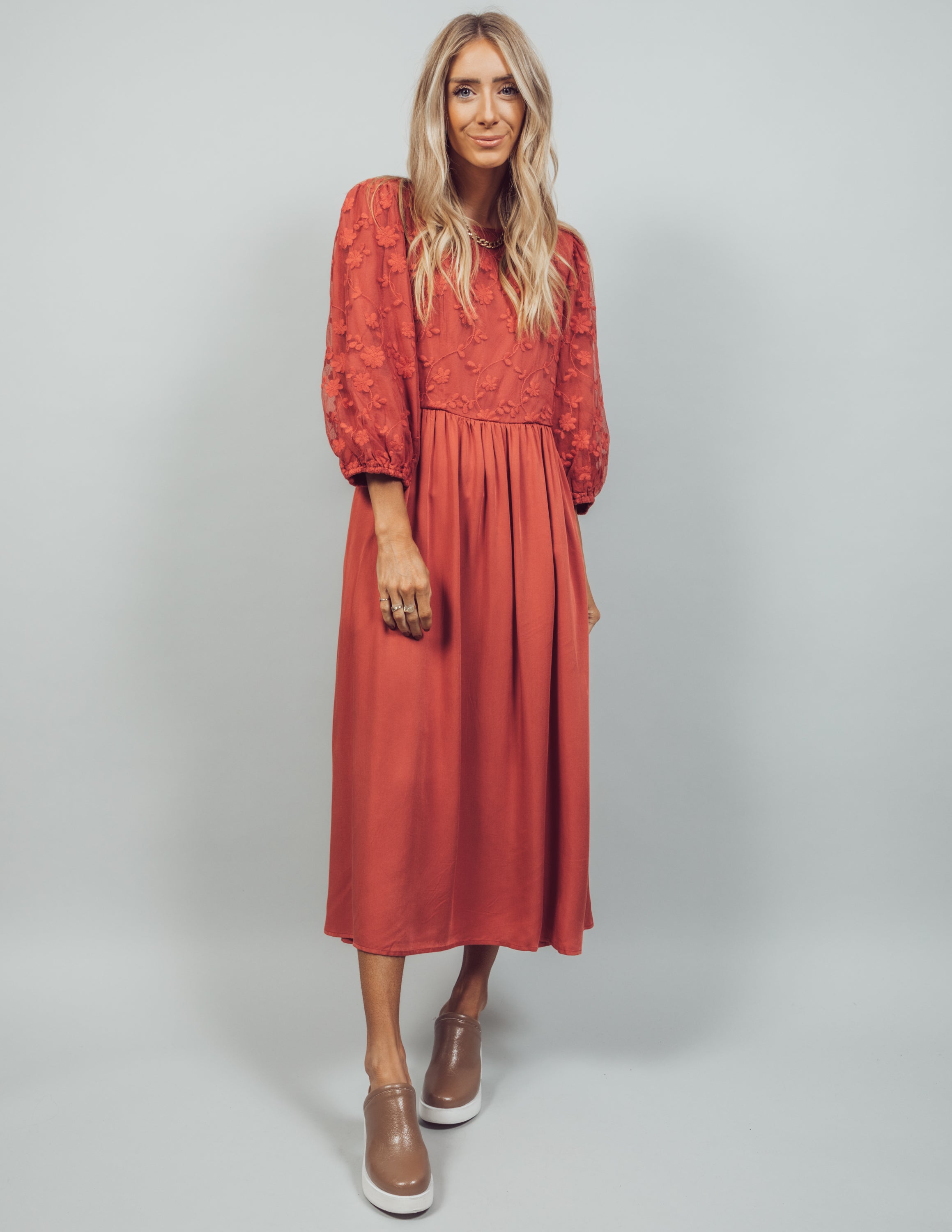 Annalise Embroidered Dress