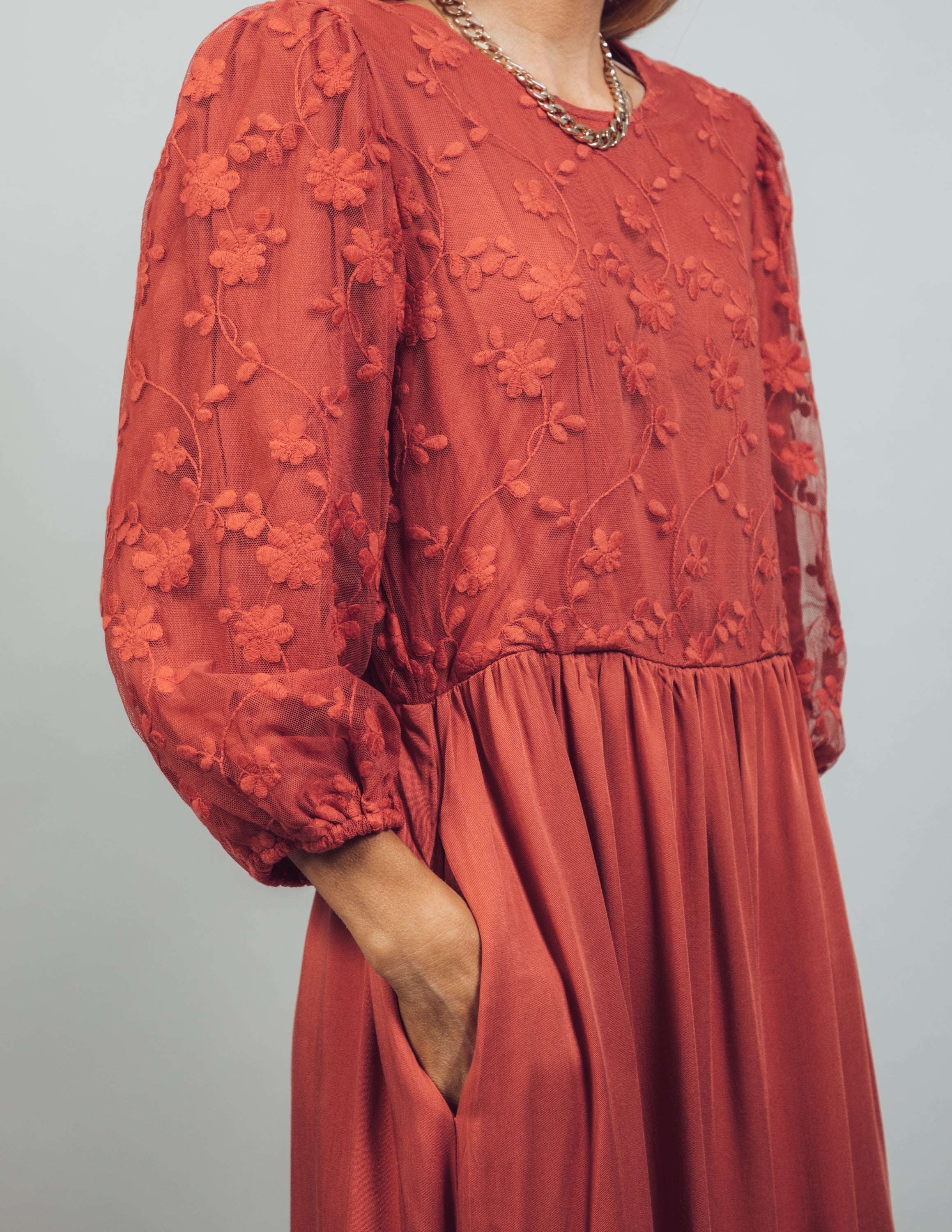 Annalise Embroidered Dress