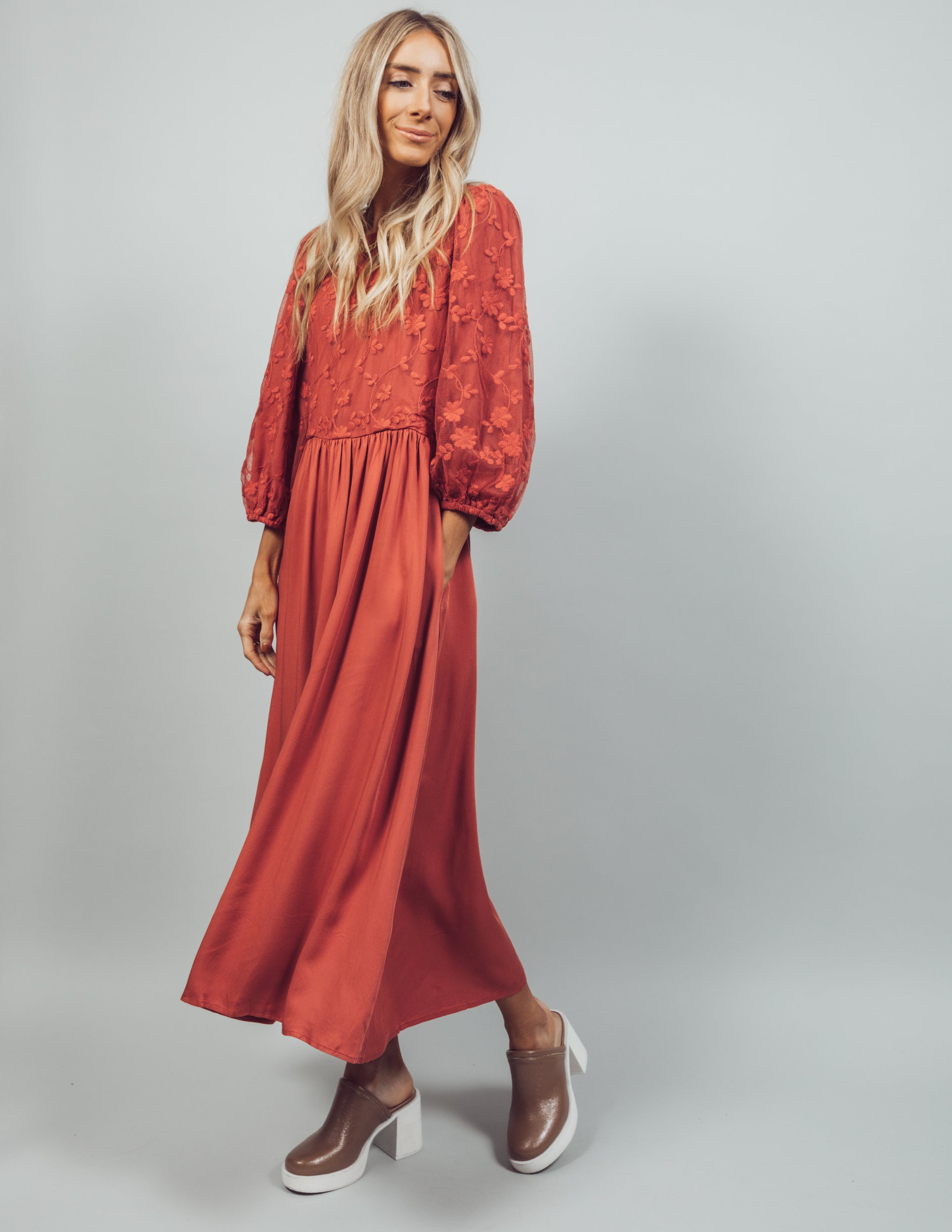 Annalise Embroidered Dress
