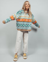 Micaela Printed Sweater