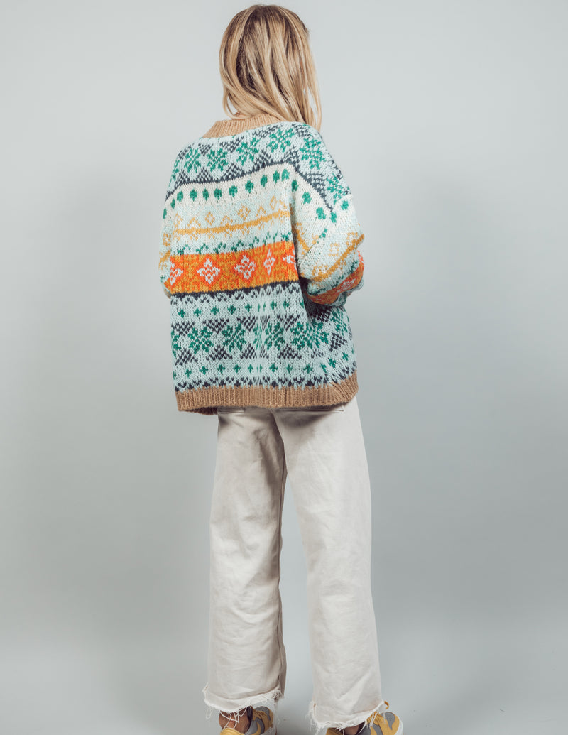 Micaela Printed Sweater