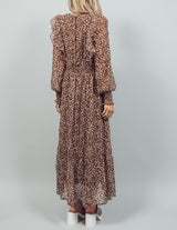 Sylvia Leopard Printed Dress