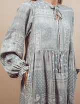 Paisley Printed Dress
