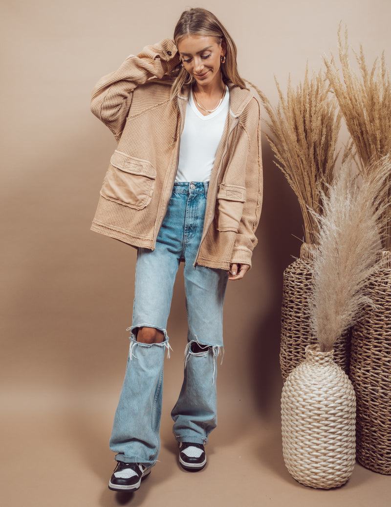 Kai Waffle Knit Jacket