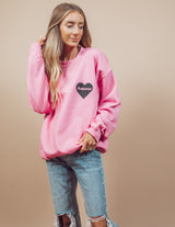 Amour Graphic Oversized Sweatshirt