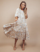Milani Floral Chiffon Dress