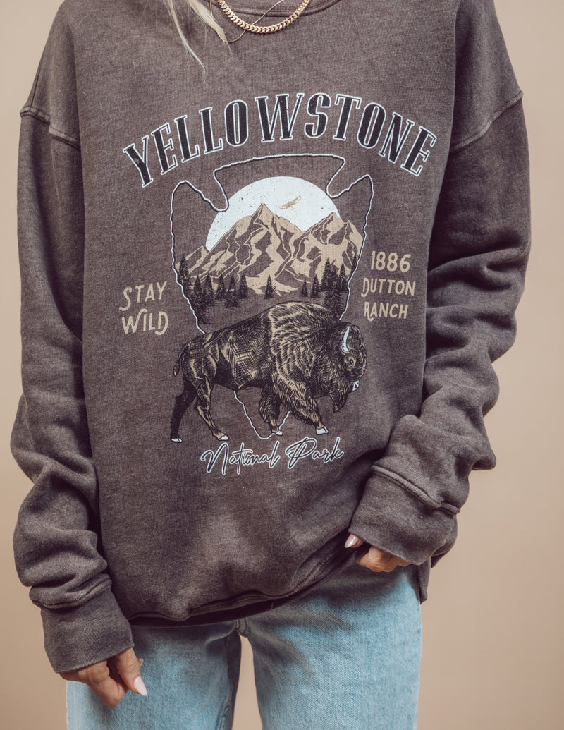 Yellowstone National Park Graphic Sweatshirt