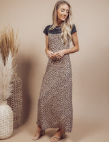 Zayla Leopard Printed Dress