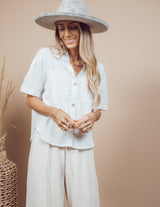 Addilynn Button Up Top
