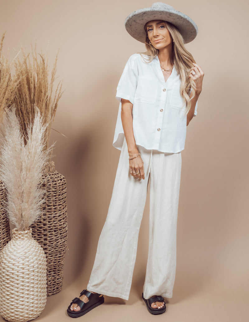 Addilynn Button Up Top