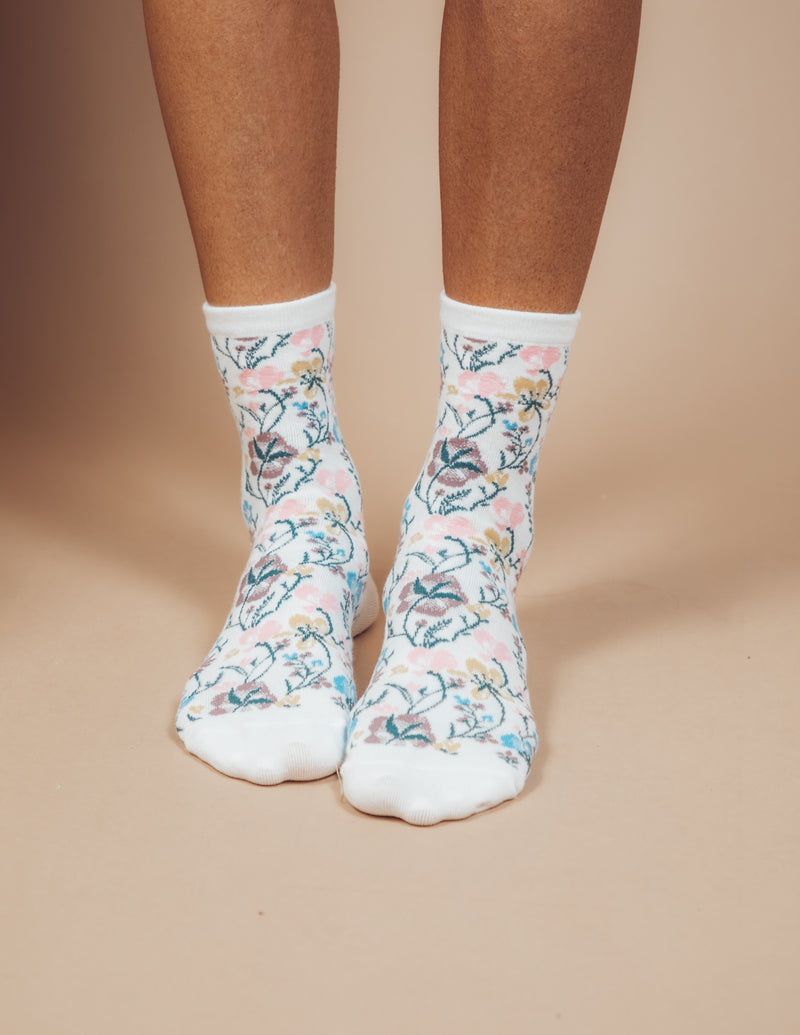 Cc Floral Socks